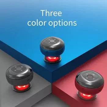 Интеллектуальный электрический массажер для меридианов: Вакуумные банки и нагреваемые аспирационные устройства A22 чёрный