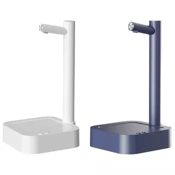 Интеллектуальный электрический насос для бутылки с водой, съемный беспроводной для домашнего прикроватного стола белый