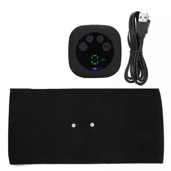 Интеллектуальный электрический пояс для стимуляции мышц, тренировка брюшной талии EMS, фитнес-тренажер