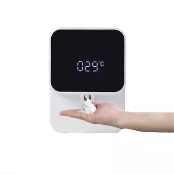 Интеллектуальный автоматический дозатор жидкого мыла с датчиком температуры, устройство для индукционной пены, устройство для мытья рук, светодиодный дисплей, дезинфицирующее средство для рук