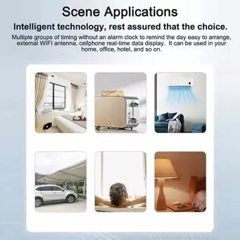 Интеллектуальный автоматический выключатель Zigbee, беспроводное приложение для мобильного телефона, удаленное управление домашней автоматизацией 1P 40A разноцветный