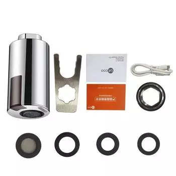 Интеллектуальный бесконтактный кран с инфракрасным датчиком, адаптер для раковины, экономящий воду, автоматические краны, насадка-адаптер для кухни, ванной комнаты