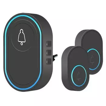 Интеллектуальный беспроводной дверной звонок Home Welcome Doorbell Водонепроницаемый 300 м Дистанционный умный дверной звонок Chime