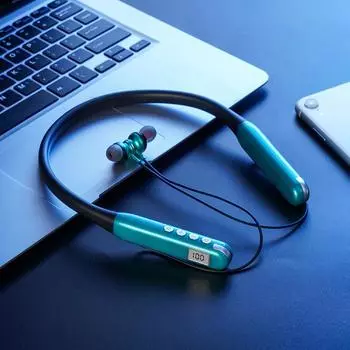 Интеллектуальный цифровой дисплей Bluetooth-гарнитура Качество звука высокой четкости Шейная гарнитура Совместимость с несколькими устройствами Спортивная гарнитура