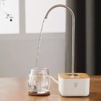Интеллектуальный диспенсер для воды USB электрический насос для бутылок с водой 2-х скоростной количественный диспенсер для бутылок с ведром беспроводной насос 2000 мАч белый
