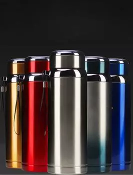 Интеллектуальный дисплей температуры, кружка из нержавеющей стали 316, портативный спортивный чайник на открытом воздухе с веревкой, цифровой звездный горшок 600ML