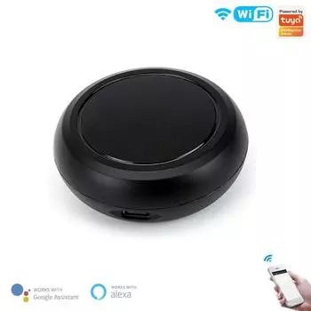 Интеллектуальный инфракрасный пульт дистанционного управления Tuya Универсальный пульт дистанционного управления Tuya с голосовым граффити Интеллектуальный инфракрасный пульт дистанционного управления Graffiti WiFi+RF infrared