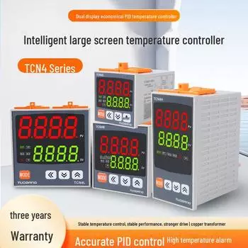 Интеллектуальный контроллер температуры TCN4S/M/H/L с цифровым дисплеем и релейным/твердотельным выходом