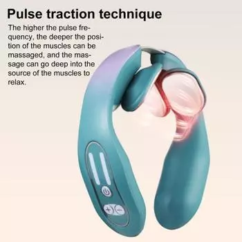 Интеллектуальный массажер для шеи и плеч для снятия боли, электрический импульсный массажер для шеи, беспроводной массажер для шеи для женщин и мужчин English books