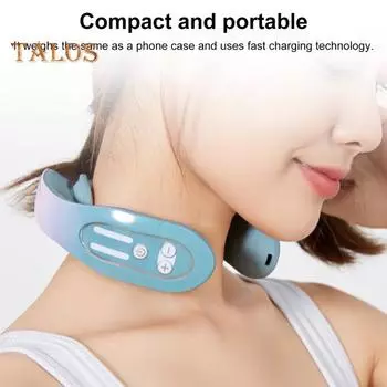 Интеллектуальный массажер для шеи и плеч для снятия боли, электрический импульсный массажер для шеи, беспроводной массажер для шеи для женщин и мужчин English books