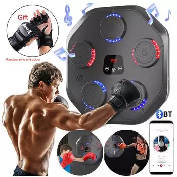 Интеллектуальный музыкальный боксерский тренажер, настенная мишень Infighter, тренажер для бокса, настенный подвесной мешок с песком для песка, домашнее оборудование для фитнеса Just Kids Gloves