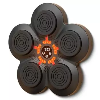 Интеллектуальный музыкальный тренажер для бокса, Bluetooth-совместимый с 2-5 режимами освещения для спорта, реакция на ловкость