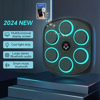 Интеллектуальный музыкальный тренажер для бокса, электронный тренировочный боксерский тренажер, настенная мишень для бокса, домашний настенный подвесной мешок с песком для песка для детей и взрослых