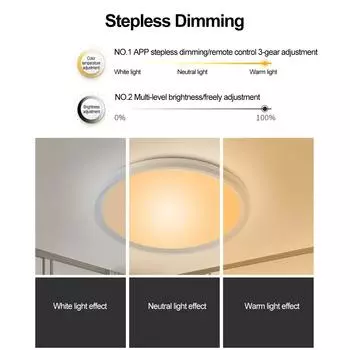 Интеллектуальный потолочный светильник в стиле граффити WIFI BT 2,4G с дистанционным управлением RGBCW с затемнением интеллектуального голоса US Plug