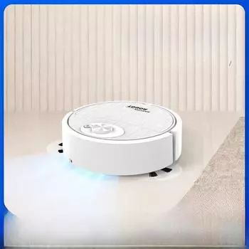 Интеллектуальный робот-пылесос 3 в 1 с функцией подметания, мытья полов и всасывания — идеальный подарок для бытовой техники чёрный