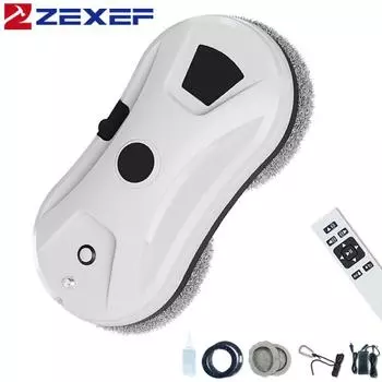 Интеллектуальный робот-уборщик ZEXEF Home с функцией автоматического распыления воды, магнитная машина для мойки стекол с защитой от падения