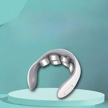 Интеллектуальный шейный массажер для шеи и плеч, импульсный физиотерапевтический аппарат с горячим компрессом, электрический портативный массажер для разминания шеи, шейного отдела позвоночника Chinese