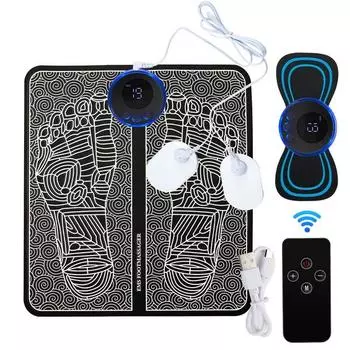 Интеллектуальный трансграничный массажер для ног EMS: Акупунктурная накладка для импульсной микротоковой терапии