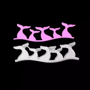 Intelligent Manual Embossing Carbon Steel Cutting Fishtail Mold Die Cutting серебряный