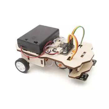 Intelligent tracking vehicle, track finding and obstacle avoidance, scientific manual full set of children s educational toys one size дубильная кора