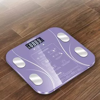 Intelligent Weight Scale, Digital Bathroom Weight Scale BMI Weight Body Fat Scale, Body Composition Monitor Health Analyzer, Hou