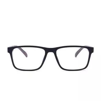 Intellilens | Компьютерные очки Zero Power Blue Cut | Блокируют вредные лучи | Характеристики защиты от УФ-излучения | Унисекс | Матовый черный и красный | Квадратный | Средний