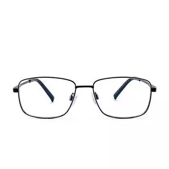 Intellilens | Компьютерные очки Zero Power Blue Cut | Антибликовое покрытие, легкие | Защита от ультрафиолета | Унисекс | Матовый черный | Квадратный | Средний