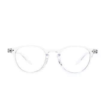 Intellilens | Компьютерные очки Zero Power Blue Cut | Антибликовое покрытие, легкие | Защита от ультрафиолета | Унисекс | Прозрачные | Круглые | Средние