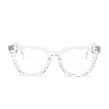 Intellilens | Компьютерные очки Zero Power Blue Cut | Антибликовое покрытие, легкие | Защита от ультрафиолета | Унисекс | Прозрачные | Круглые | Средние