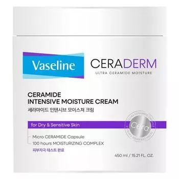 Интенсивно увлажняющий крем для тела Aekyung Vaseline Ceraderm, 1 шт., 450 мл