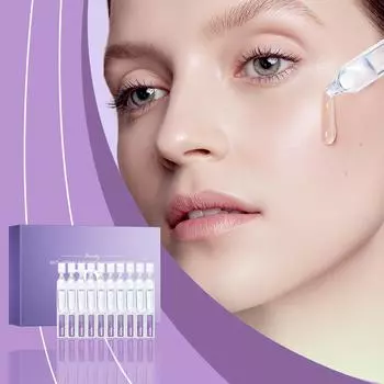 Интенсивное увлажнение, восстановление, питание, нежность и блеск, подтяжка и увлажнение кожи с ретинолом, жидкий крем для нежной кожи 1,5 мл*30 шт. One Size фиолетовый