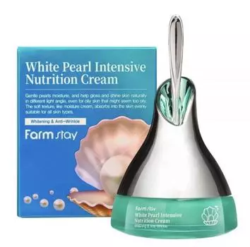 Интенсивный питательный крем для лица с экстрактом жемчуга 50г 1pcs