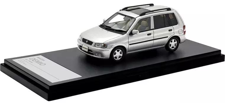 Inter Allied Hi Story MAZDA DEMIO GL Silverstone Metallic Готовый продукт HS497SL 1/43 (1996)