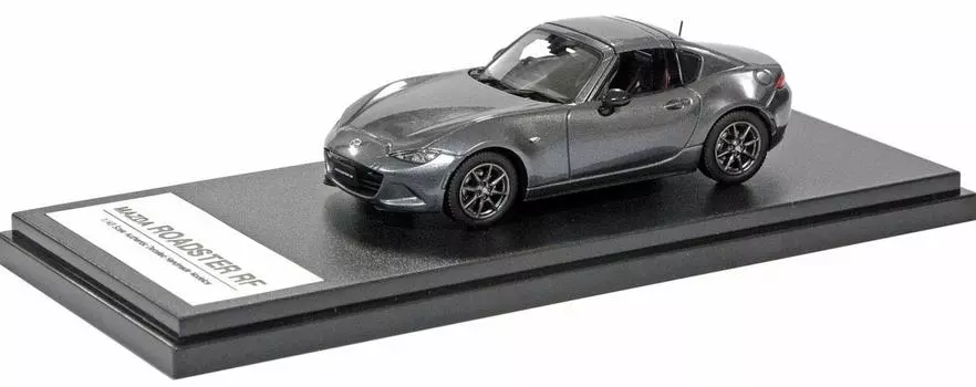 Inter Allied Hi Story Mazda ROADSTER RF RS Machine Grey Premium Metallic Готовый продукт HS255MG 1/43 (2016)