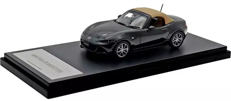 Inter Allied Hi Story MAZDA ROADSTER S Кожаный пакет V Selection Jet Black Mica Готовый продукт HS492BK 1/43 (2024)