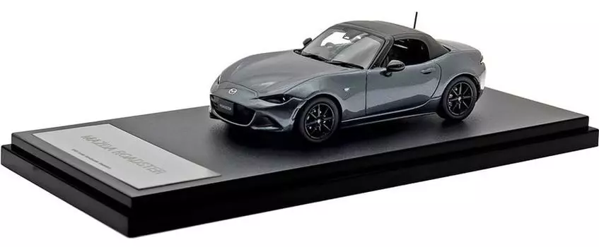 Inter Allied Hi Story MAZDA ROADSTER S кожаный пакет Machine Gray Premium Metallic Готовый продукт HS491MG 1/43 (2024)