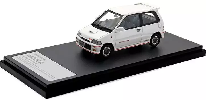 Inter Allied Hi Story MITSUBISHI MINICA DANGAN ZZ Sophia White Готовый продукт HS495WH 1/43 (1990)