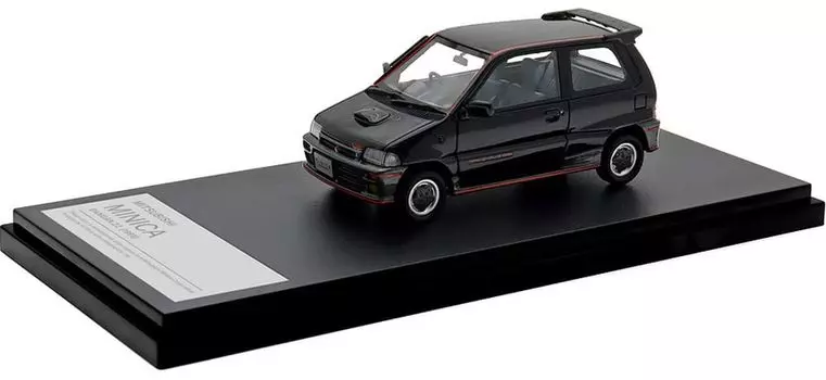 Inter Allied Hi Story MITSUBISHI MINICA DANGAN ZZ Лампа черная Готовый продукт HS495BK 1/43 (1990)
