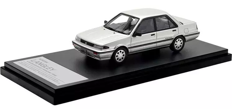 Inter Allied Hi Story Nissan LANGLEY 4 DOOR SEDAN GT TWINCAM Silver Metallic Готовый продукт 1/43 (1988)
