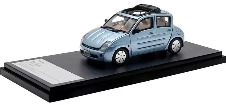 Inter Allied Hi Story Toyota WiLL Vi светло-голубой металлик Готовый продукт 1/43 (2000)