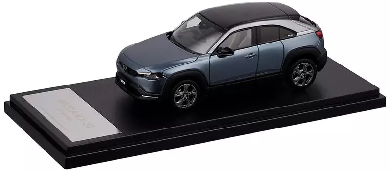 Inter allied Scale Mazda EV MODEL Полиметаллический серый металлик Мини-автомобиль 1/43 MX-30 (2021) (3 тона)