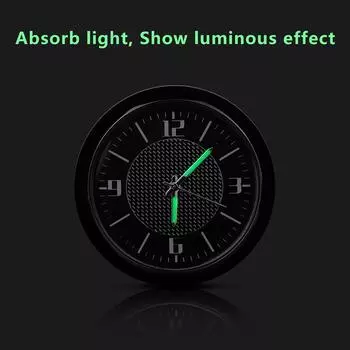 Интерьер автомобиля Маленькие часы Автоматические электронные кварцевые часы Автозапчасти подходят для всех автомобилей 1pcs