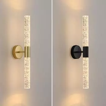 Интерьерный настенный светильник Nordic Luxury Настенный светильник для гостиной, спальни, прикроватный фонарь, украшение дома, светодиодный современный настенный светильник 6-10W&Warm White (2700-3500K)