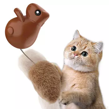 Interactive Cat Toy Automatic Retractable Exercise Kitty Electric Teaser