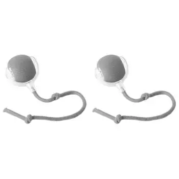 - Interactive Cat Toys Ball Pet Exercise Toy with Rope Pet Supplies (Light Grey)