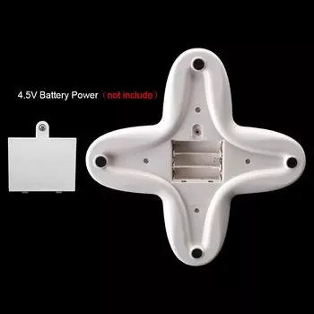 Interactive Flutter Bug Activated Butterfly Funny Toys Flashing Puzzle Toy Automatic 360 Degree Rotating Motion Cat Toy