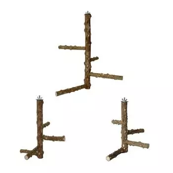 Interactively Bird Perches Stand Parrots Climbing Stand Chewable Accessory for Parrots Climbing Funny
