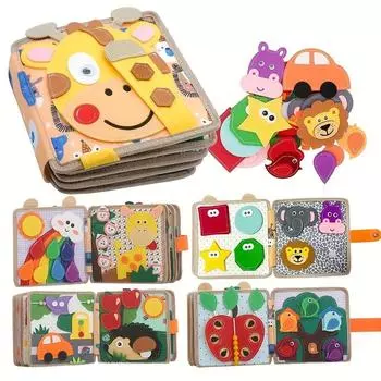 Интерактивная 3D-игрушка-приключение с раскадровкой, развивающая мелкую моторику, портативная дорожная игра для детей и семей, подарок на день рождения для юных исследователей 3D Stereo Book