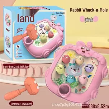 Интерактивная игра «Бей крота»: Двойной молоток развивающая игрушка для младенца и родительского веселья