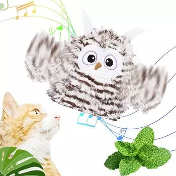 Интерактивная игрушка для кошек 2025 года, новая автоматическая щебечущая летающая птица, игрушка для кошек, перезаряжаемая автоматическая игрушка для кошек One Size